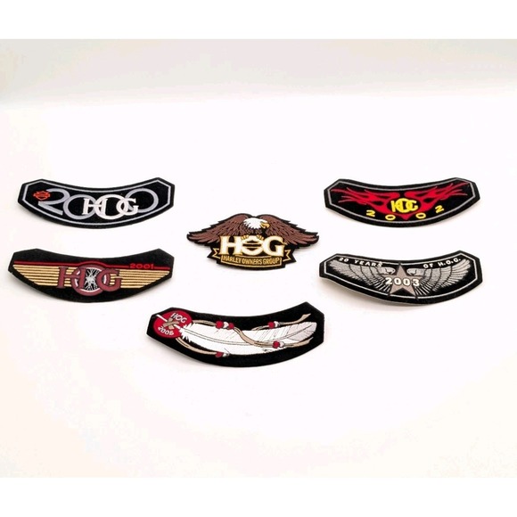 Harley-Davidson Accessories - Vintage HOG Harley Davidson Owners‎ Group Patches Lot of 6 2000s